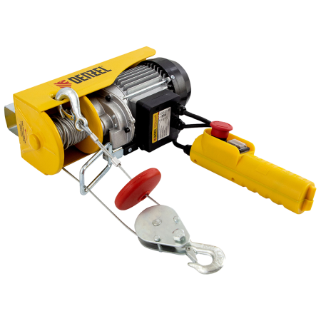 Тельфер электрический DENZEL TF-250, 0.25 т, 540 Вт, высота 12 м, 10 м/мин