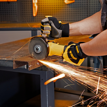 Машина шлифовальная угловая DENZEL AG115-750, 750 Вт, 115 мм, 11000 об/мин