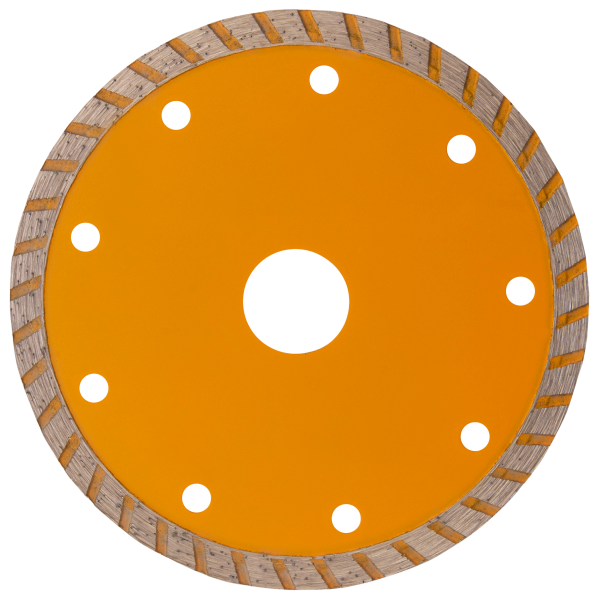 Диск алмазный отрезной DENZEL73108, турбо, 125 x 22.2 мм, сухая резка