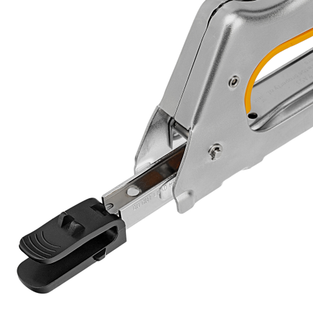 Степлер металлический DENZEL скобы в комплекте, 2К рукоятка, тип 53, 6-10 мм