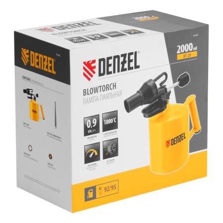 Лампа паяльная Denzel ВТ-20, 2 л Denzel