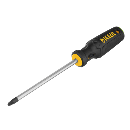 Отвертка DENZEL PZ3x150 мм, CrV, трехкомпонентная рукоятка