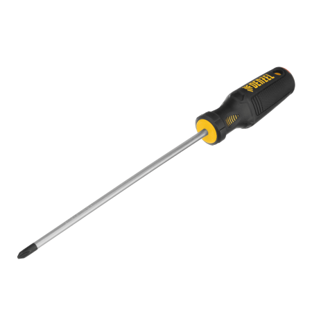 Отвертка DENZEL PH2х200 мм, CrV, трехкомпонентная рукоятка