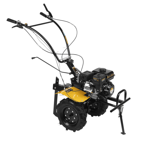 Мотоблок DPT-270X, 7 л.с., диск.сцеп, шир 90 см, глуб 35 см,фрез 3х4,ВОМ,скор 2В/1Н,кол 8" Denzel