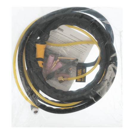 Горелка сварочная TIG DENZEL WP17V, прямое подключение к баллону, 4 метра