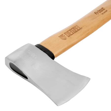 Топор кованый DENZEL 1130 г, американский тип, буковая рукоятка, 430мм, EFP 21888