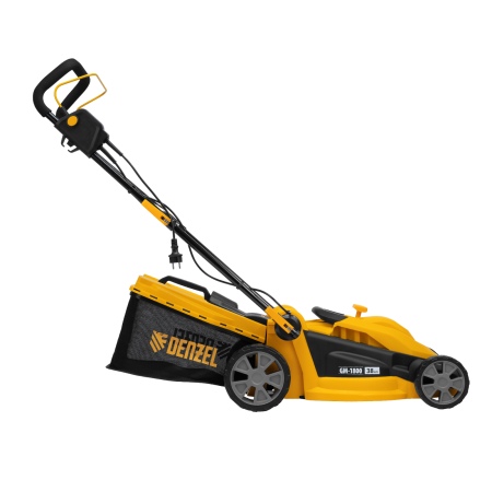 Газонокосилка электрическая DENZEL GM-1800, 1800 Вт, ширина 38 см, 6 уровней, 40 л