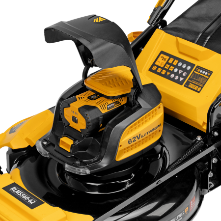 Газонокосилка аккумуляторная бесщет. DENZEL RLMS560-62, привод, 560 мм, Li-ion, 62В