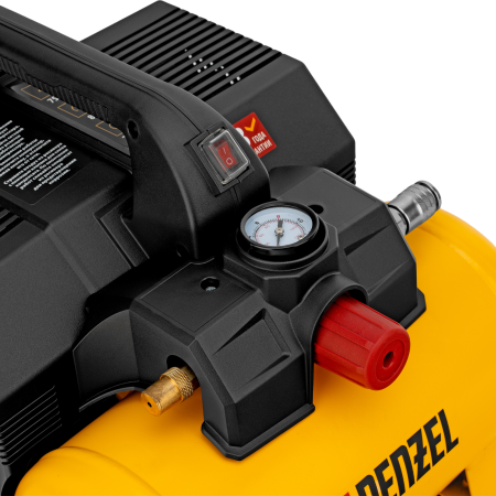 Компрессор DENZEL DLS750/6 безмасляный малошумный 750 Вт, 140 л/мин,ресивер 6 л