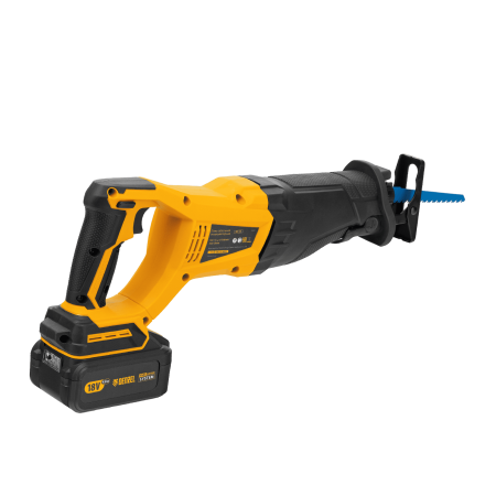 Пила сабельная аккумуляторная бесщет DENZEL BRC-120, 18В Li-Ion