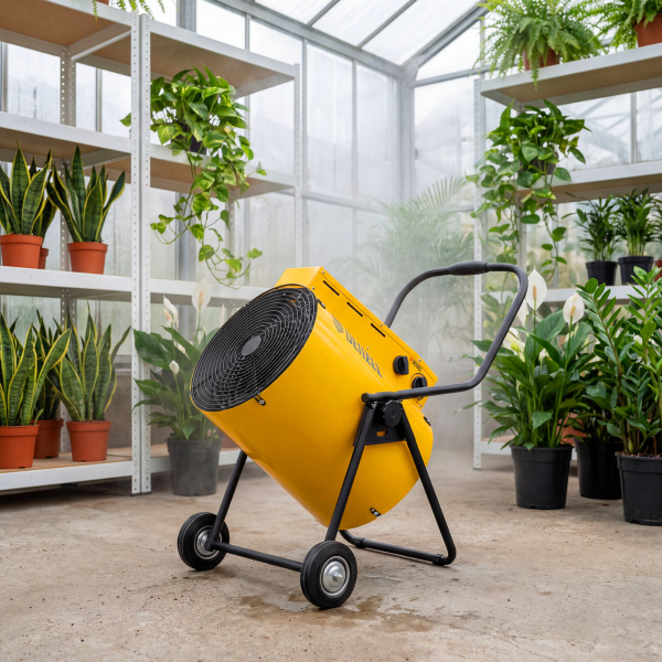 Тепловая пушка DENZEL SFH-15000, 400 В, 1600 м3/ч, вентилятор 3 режима, 9/15 кВт