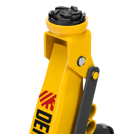 Домкрат гидравлический DENZEL подкатной с фиксатором, 2,8 т, 135-385 мм Домкрат гидравлический DENZEL подкатной с фиксатором, 2,8 т, 135-385 мм