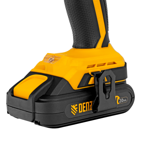 Дрель-шуруповерт аккумуляторная ударная бесщет DENZEL CIDB-IB-18-02, Li-Ion, 18 В, 2 акк.