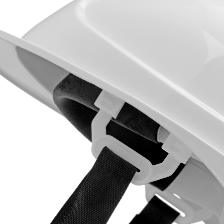 Каска защитная ударопрочная DENZEL ABS/PC, плавная регулировка, модель «Форвард» (К-05), белая