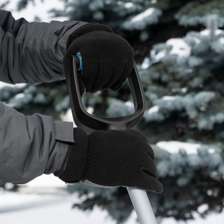 Перчатки универсальные DENZEL, двойные, ПВХ нанесение, размер 10