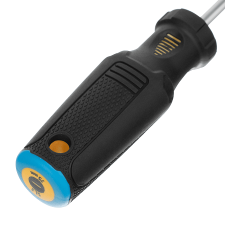 Отвертка DENZEL SL5x75 мм, CrV, трехкомпонентная рукоятка