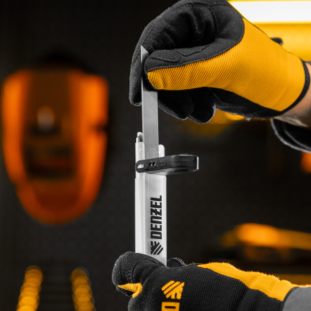 Лезвия DENZEL 18 мм, нерж. сталь 440, 0,5 мм, 5 штук