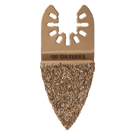 Насадка для МФИ DENZEL 782321 шлифовальная дельтавидная, HM, по плитке и дереву, 35 мм
