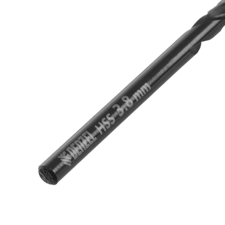 Сверло по металлу DENZEL 3,8 мм, HSS-Tin, Golden Tip, 10 шт.