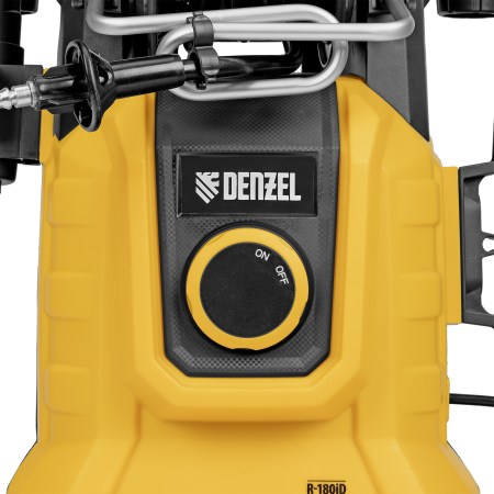 Моечная машина высокого давления DENZEL R-180iD, 2000 Вт, 180 бар, 420 л/ч, асинхронный двигатель, с барабаном