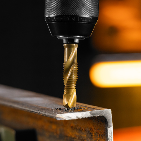 Сверло-метчик DENZEL М12 х 1,75 мм, Р6М5