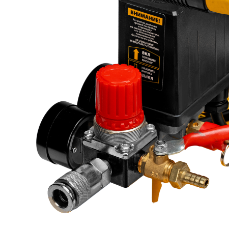 Компрессор воздушный DENZEL BCI2300/100, 2.3 кВт, ременный привод, 100 литров, 400 л/мин