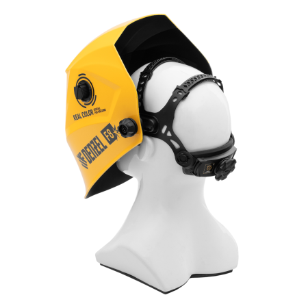 Щиток защитный лицевой DENZEL (маска сварщика) F8, см. окно 100х50, Real Color, DIN4/5-8/9-13