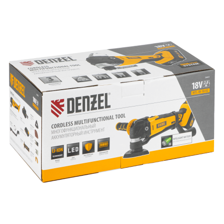 Аккумуляторный многофункциональный инструмент DENZEL MTL-IB-18-02, Li-Ion, 18 В, 1.5 Ач