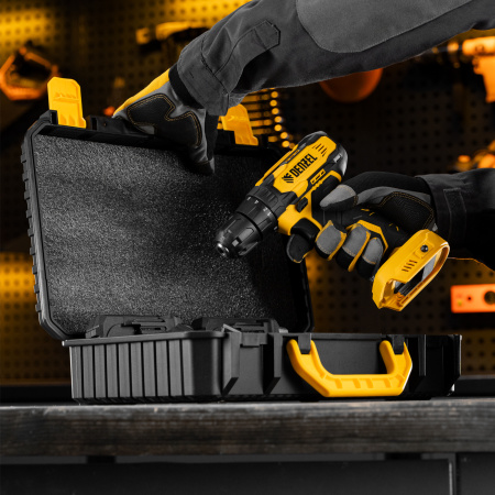 Дрель-шуруповерт аккумуляторная DENZEL CDQ-20, Li-Ion, 20 В