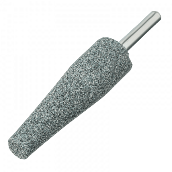 Шарошка абразивная DENZEL конус удлиненный, для дрели (ПШМ), 19 x 60 мм, хвостовик d6 мм, 63С