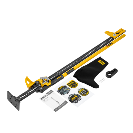 Домкрат реечный профессиональный DENZEL 3,5 т, 115-1340 мм, High Jack