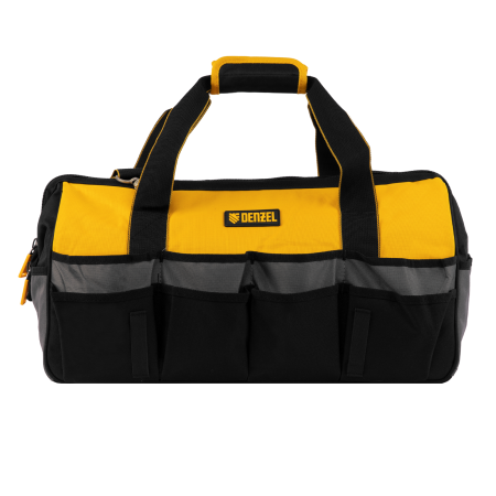 Сумка для инструмента DENZEL 500х245х300 мм, 20 карман.,съемный органайз. 10 карман.,наплеч. рем.
