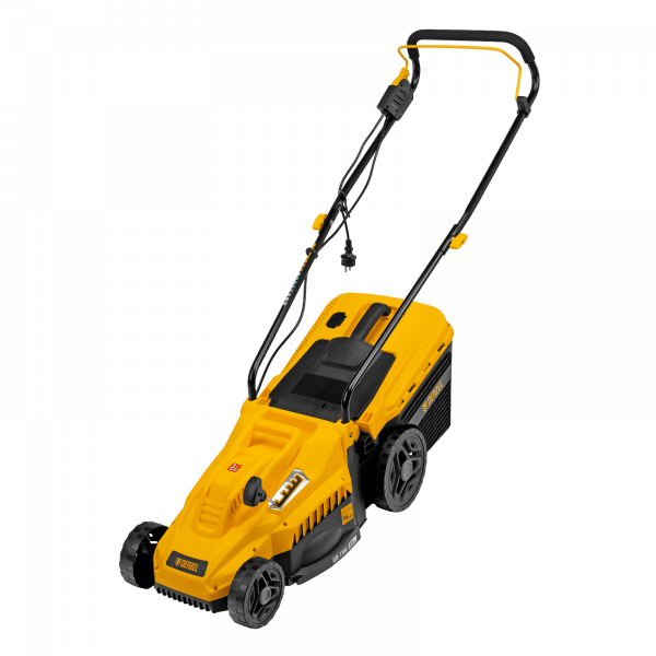 Газонокосилка электрическая DENZEL GM-1300, 1300 Вт, шир. 32 см, 5 уров., травосб. 35 л
