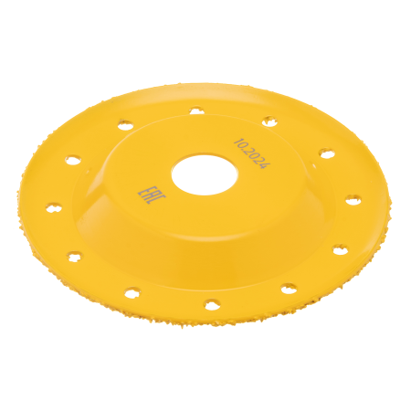 Чашка твердосплавная зачистная DENZEL, 125 мм, Наклонная, среднее зерно #16