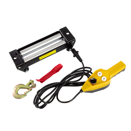 Лебедка автомобильная электрическая DENZEL LB-3000.3.6 т, 3.4 кВт, 12В