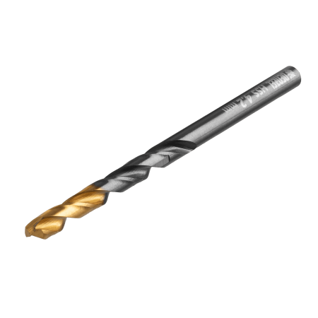 Сверло по металлу DENZEL 4,2 мм, HSS-Tin, Golden Tip, 10 шт.