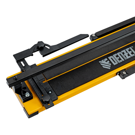 Плиткорез рельсовый DENZEL 800х16мм, каретка на подш., стальная станина, усил. рукоятка-пенал