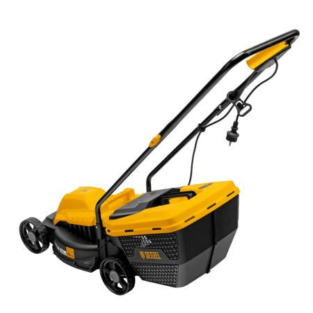 Газонокосилка электрическая DENZEL GM-1100, 1100 Вт, шир. 32 см, 3 уров., травосб. 30 л