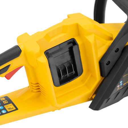 Аккумуляторная цепная пила DENZEL RCS400-36, Li-ion, 36 В, 4 Ач, шина 400 мм, бесщеточная