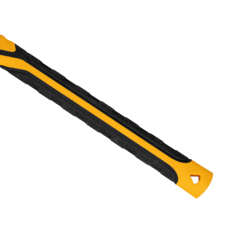 Кувалда DENZEL 3000 г, кованая, фибергласовая  рукоятка c TPR покрытием, 880 мм