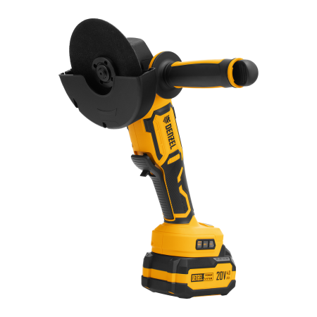 Машина шлифовальная угловая аккумуляторная бесщет. DENZEL AGH-BL-20-125, Li-Ion, 20 В