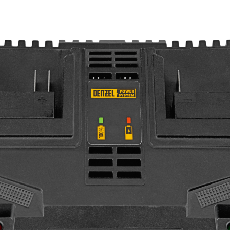 Устройство зарядное для аккумуляторов двухпортовое DENZEL BCH-20-4.0x2, Li-Ion, 20 В, 4.0 А