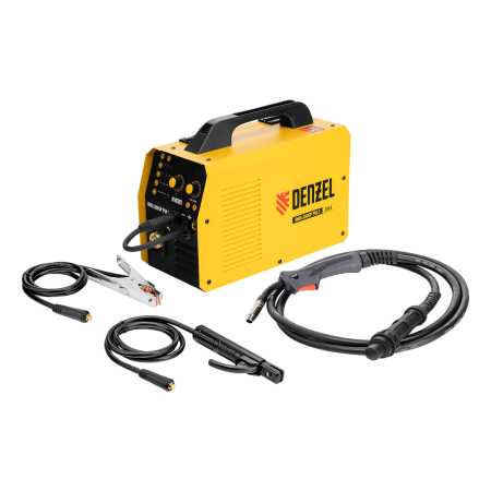 Аппарат инвертор. полуавтомат. cварки DENZEL IMIG-200SP Pulse, 200 А, ПВ 60%, катушка 5 кг Аппарат инвертор. полуавтомат. cварки DENZEL IMIG-200SP Pulse, 200 А, ПВ 60%, катушка 5 кг