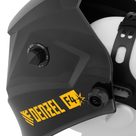 Щиток защитный лицевой DENZEL (маска сварщика) F4, см. окно 90х35, DIN4/9-13