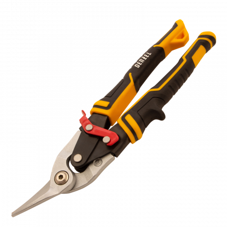 Ножницы по металлу DENZEL 78372, 270 мм, прямой и левый рез, сталь СrMo