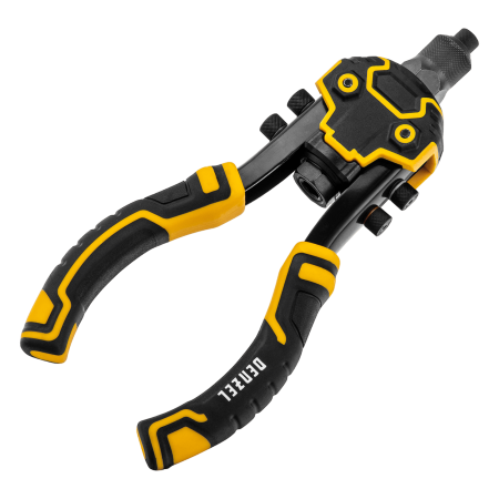 Заклепочник двуручный DENZEL заклепки 2,4-3,2-4,0-4,8-6,4 мм