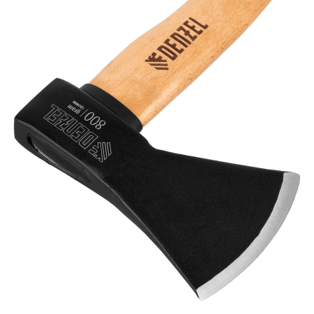 Топор DENZEL 800 г, кованый, буковое топорище