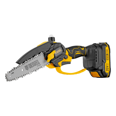 Цепная мини-пила аккумуляторная бесщет. DENZEL CCS-150, шина 150 мм, Li-Ion, 20 В