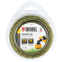 Леска для триммера DENZEL двухкомпонентная витая квадратная, 2,0мм х 15м, блистер SkyCutter