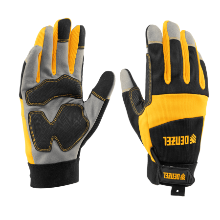 Перчатки универсальные DENZEL усиленные, размер 9
